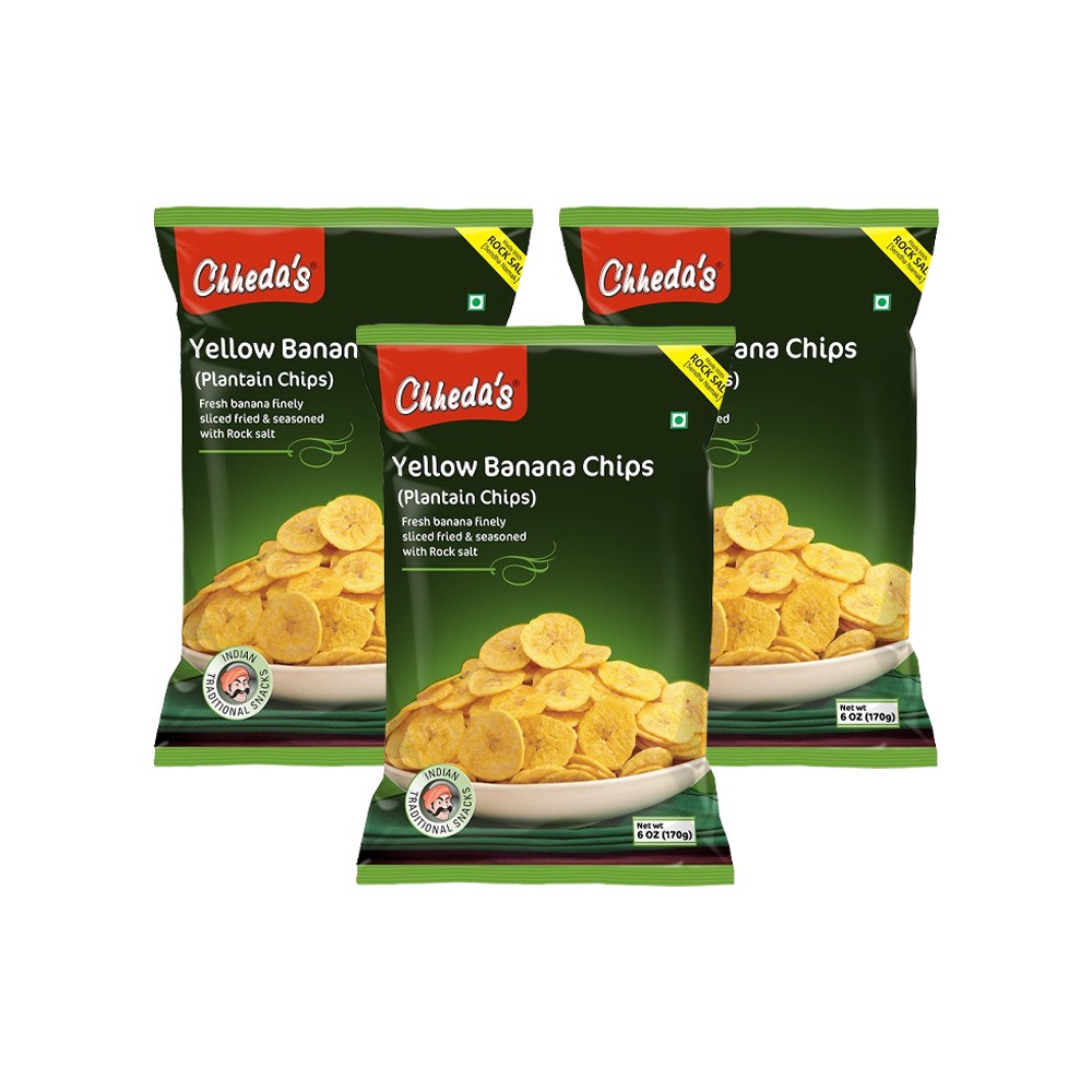 Chheda's Yellow Rock Salt Banana Chips