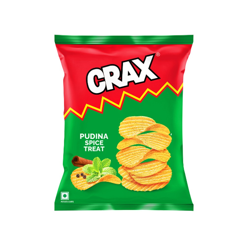 Crax Pudina Spice Treat Potato Chips