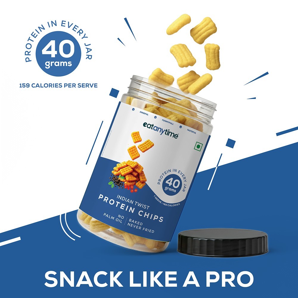 EAT Anytime Protein Healthy Chips (Indian Twist)