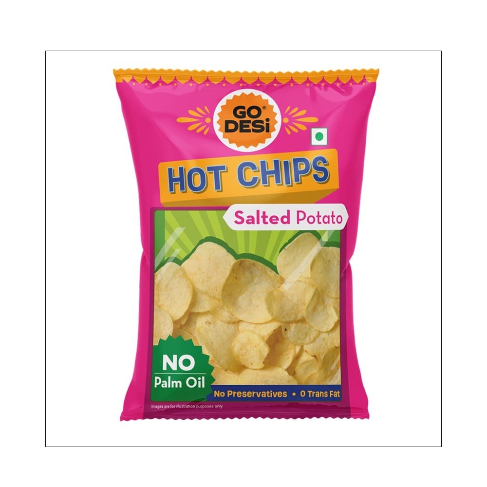 GO DESi Hot Salted Potato Chips