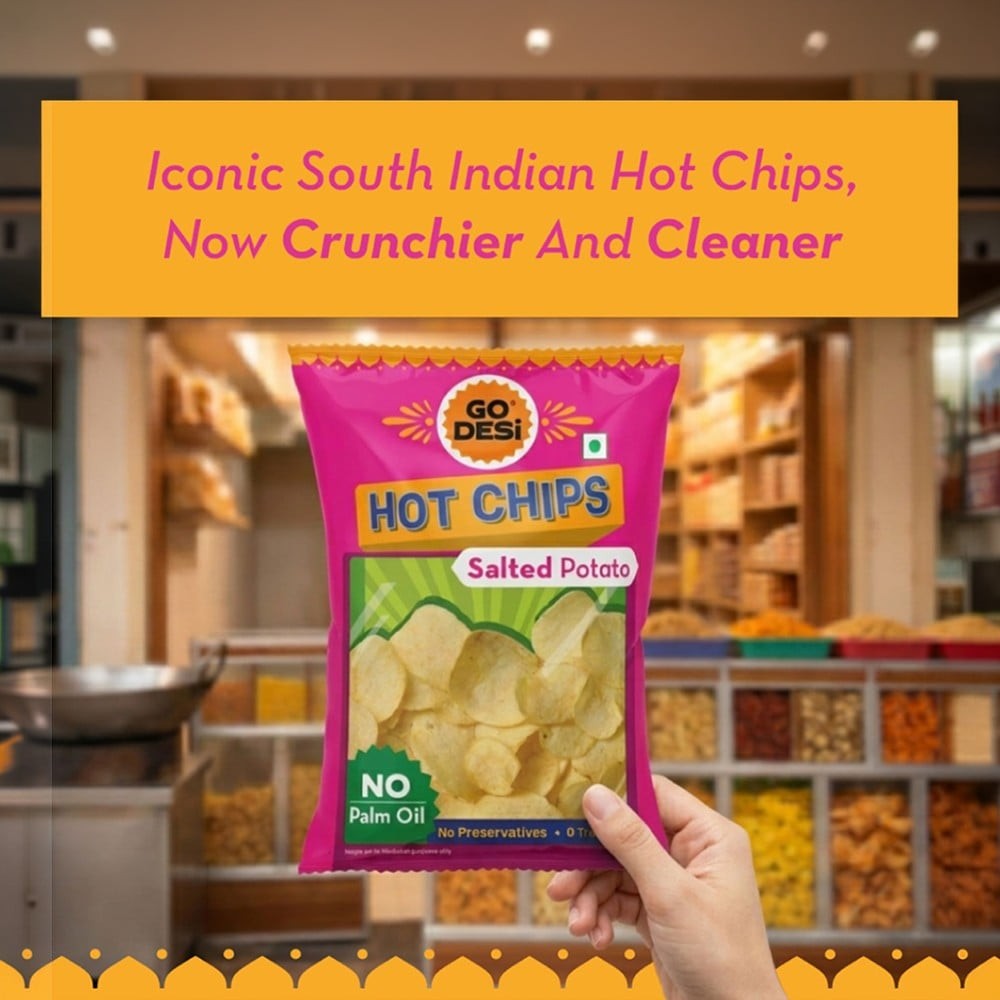 GO DESi Hot Salted Potato Chips