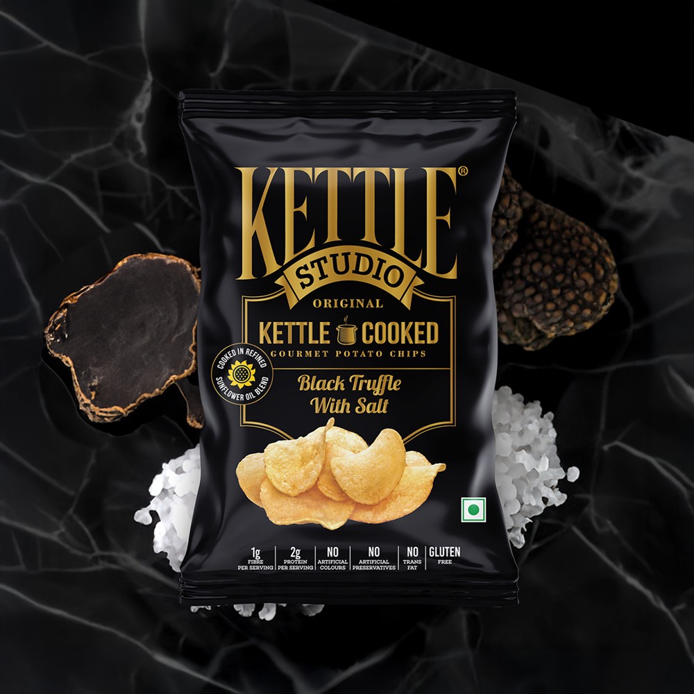 Kettle Studio Black Truffle with Salt Potato Chips
