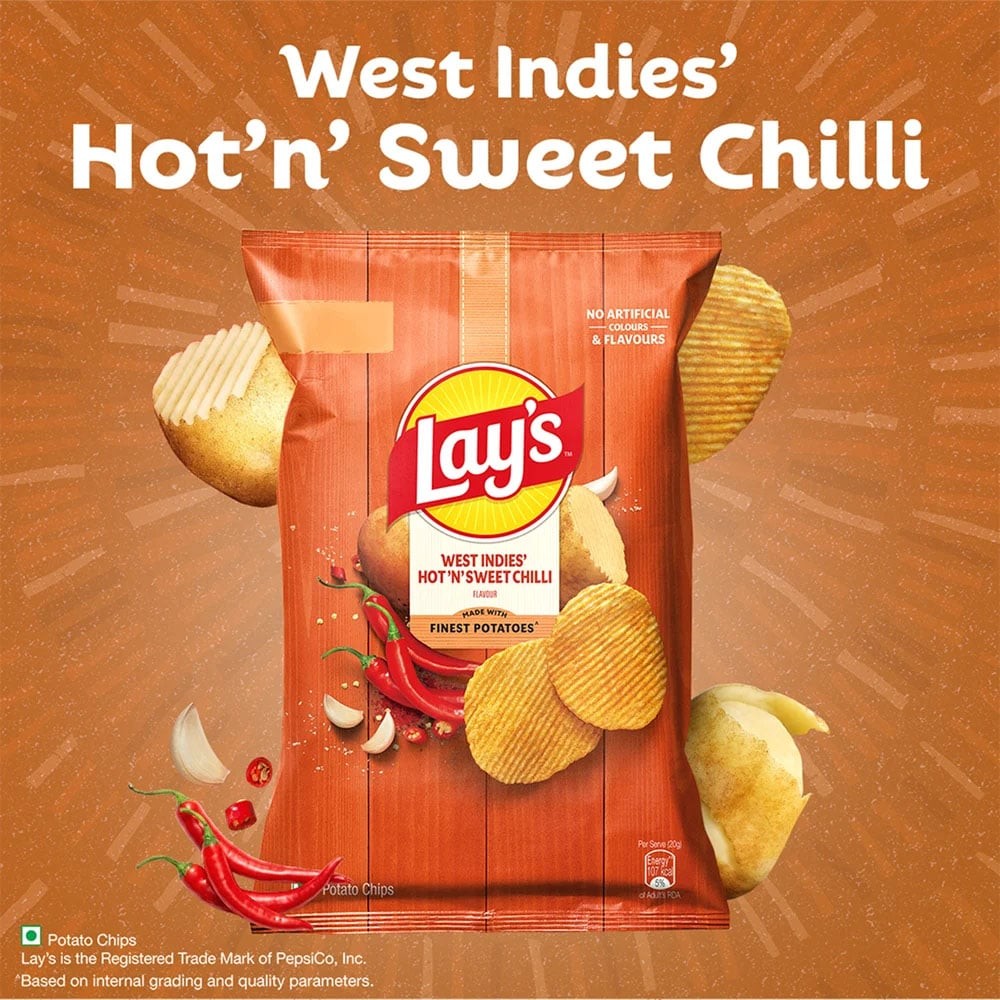 Lay's West Indies Hot 'n' Sweet Chilli Potato Chips