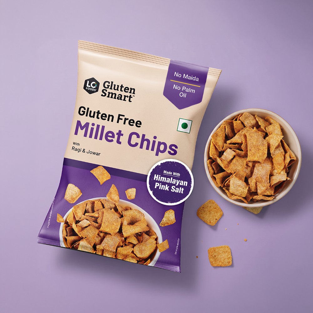 Lo Foods Gluten Free Millet Ragi Chips (No Palm Oil)
