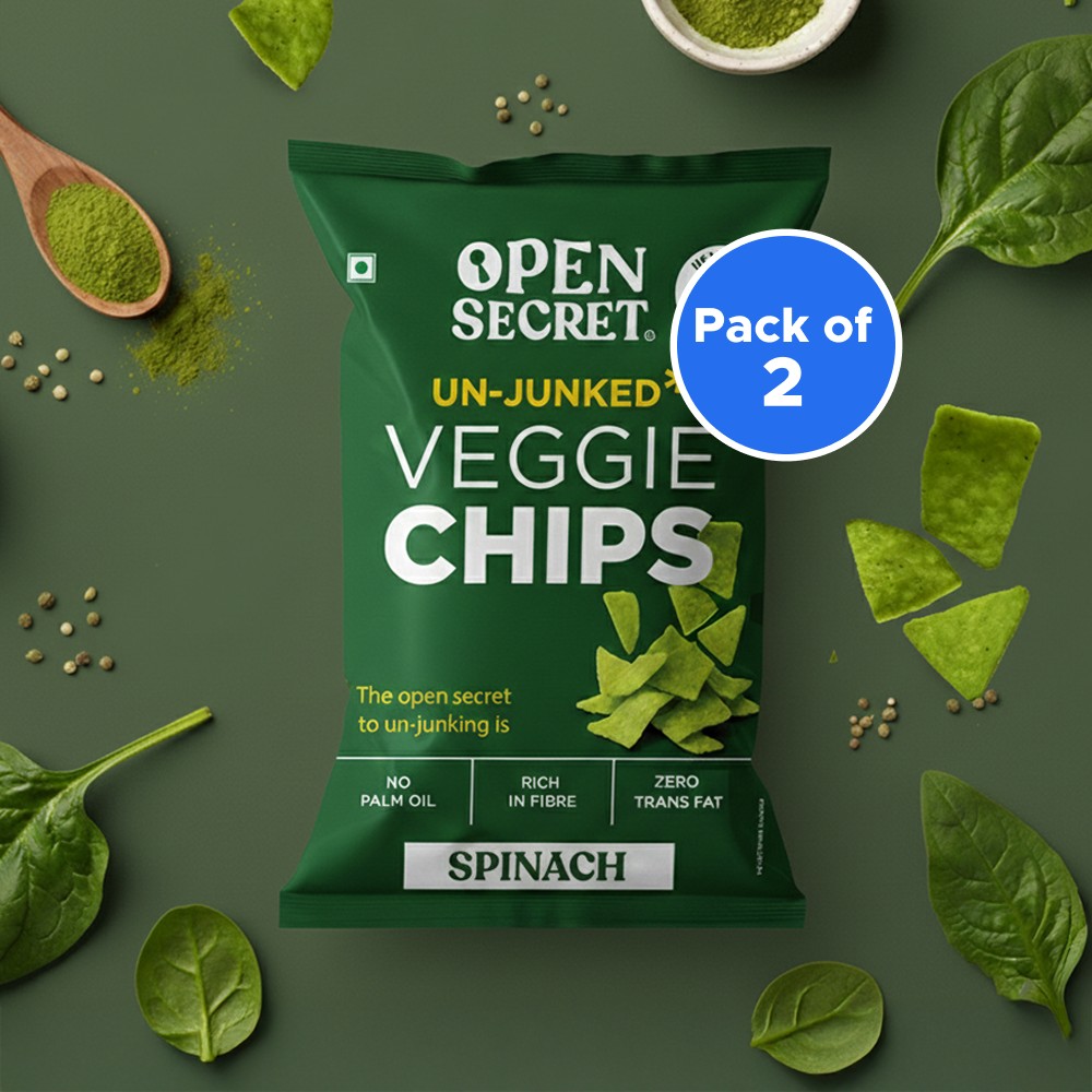 Open Secret Spinach Healthy Chips