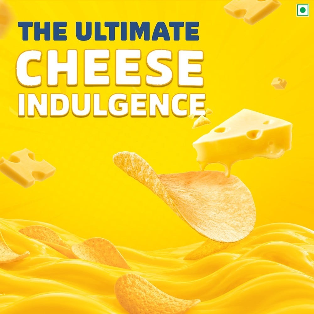 Pringles Cheese Burst Potato Crisps