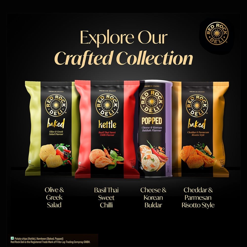 Red Rock Deli Popped Chips (Buldak) No Palm Oil Snacks