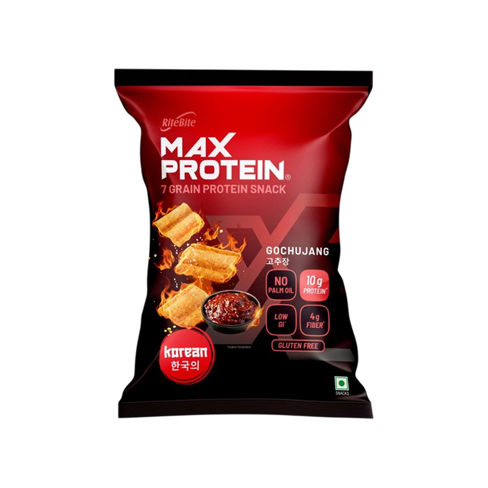 RiteBite Max Protein Korean Gochujang 10 g Protein Chips