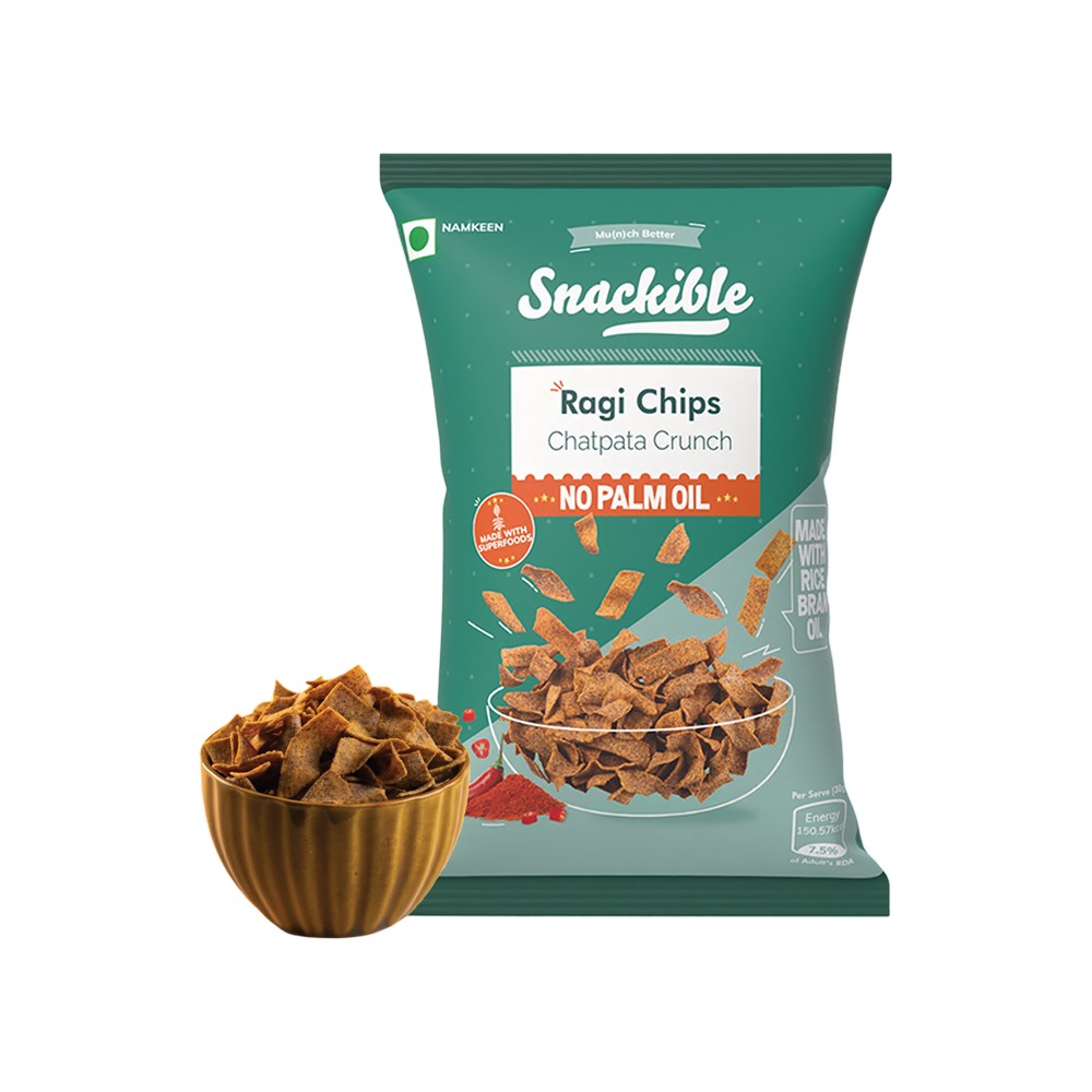 Snackible Chatpata Crunch Ragi Chips