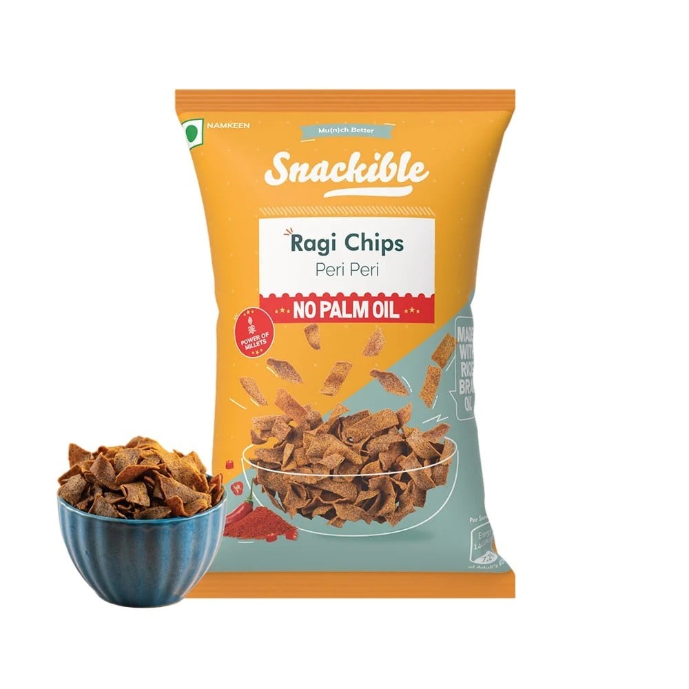 Snackible Peri Peri Ragi Chips