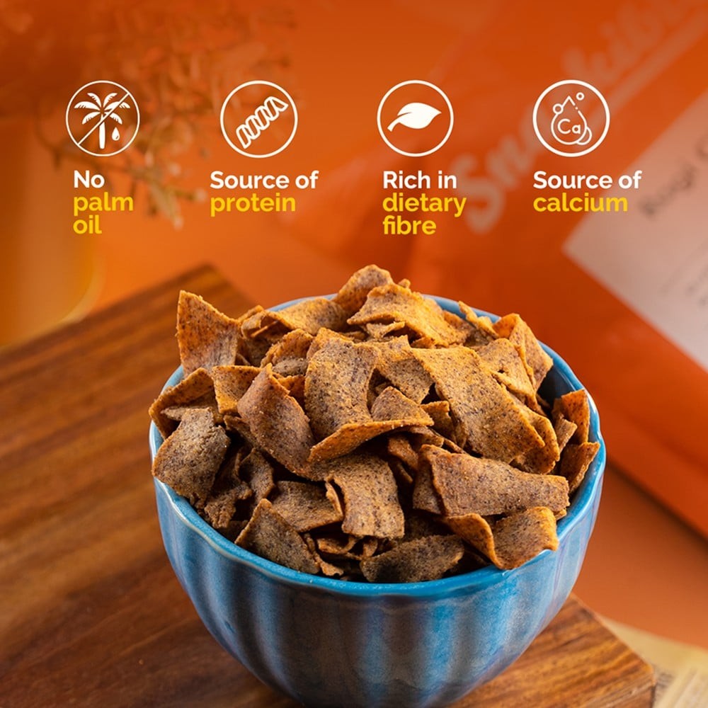 Snackible Peri Peri Ragi Chips