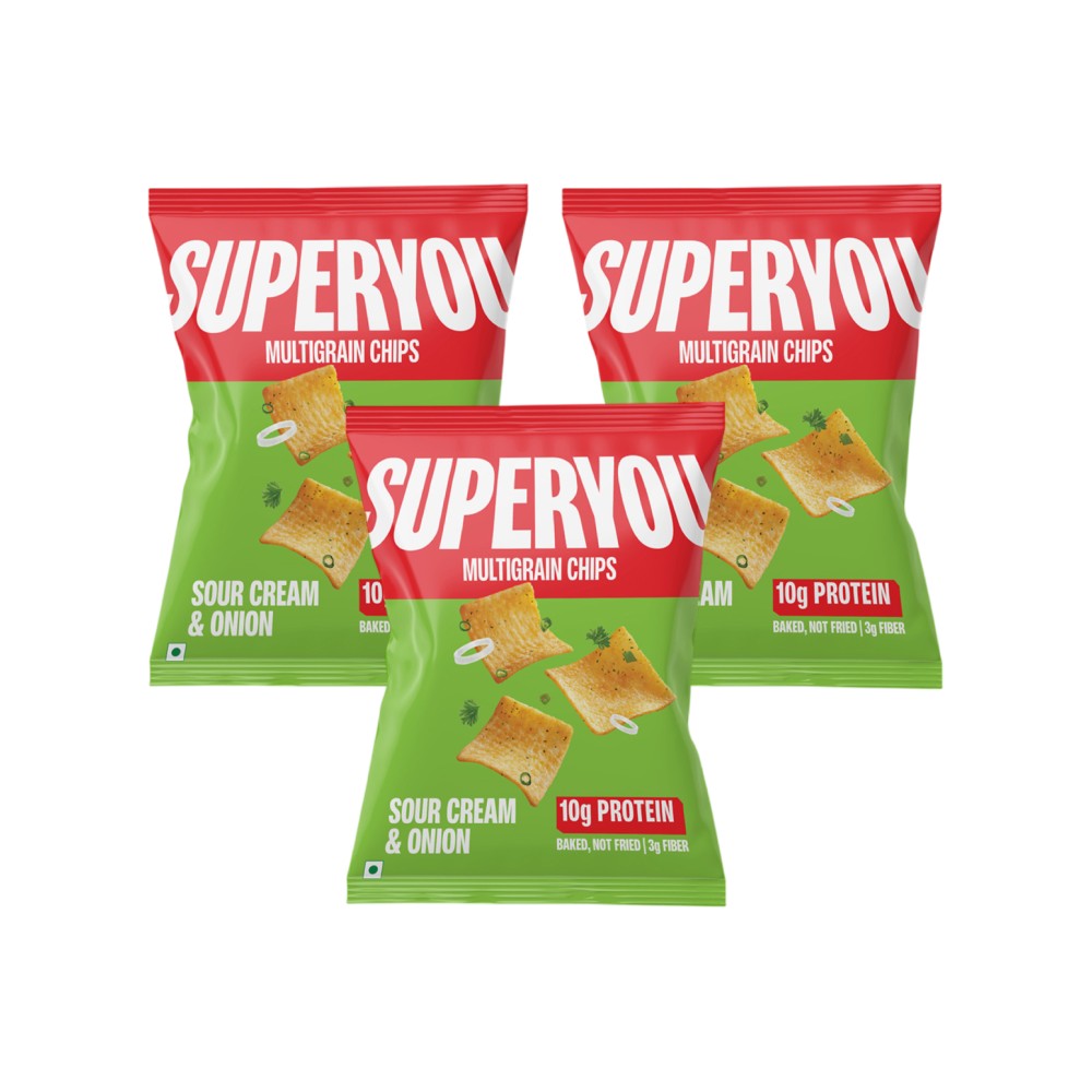 SuperYou Multigrain Sour Cream & Onion Chips