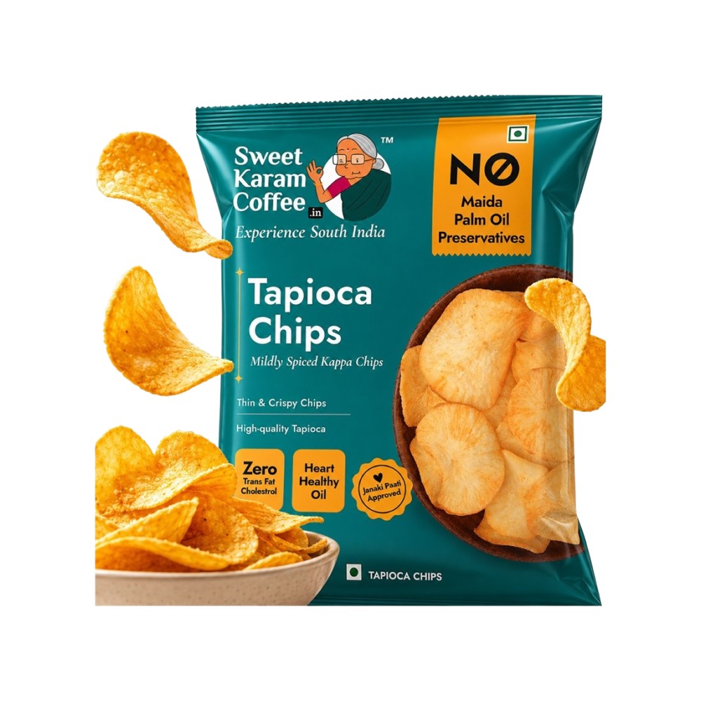 Sweet Karam Coffee Kerala Tapioca Chips