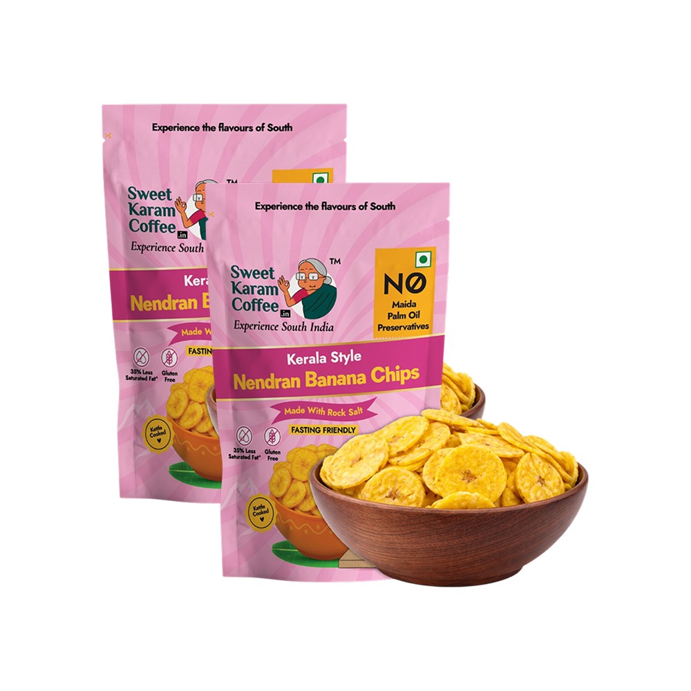 Sweet Karam Coffee Rock Salt Banana Chips