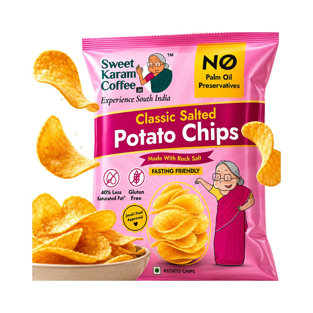 Sweet Karam Coffee Vrat Rock Salt Potato Chips