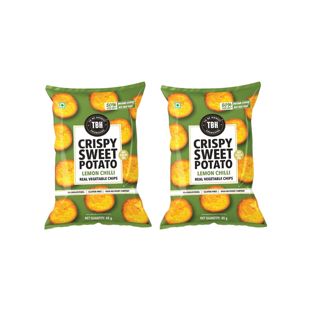 To Be Honest Crispy Sweet Potao Healthy Chips (Lemon Chilli)