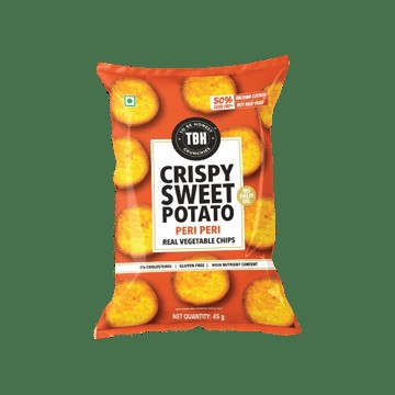 To Be Honest Crispy Sweet Potato Chips (Peri Peri)