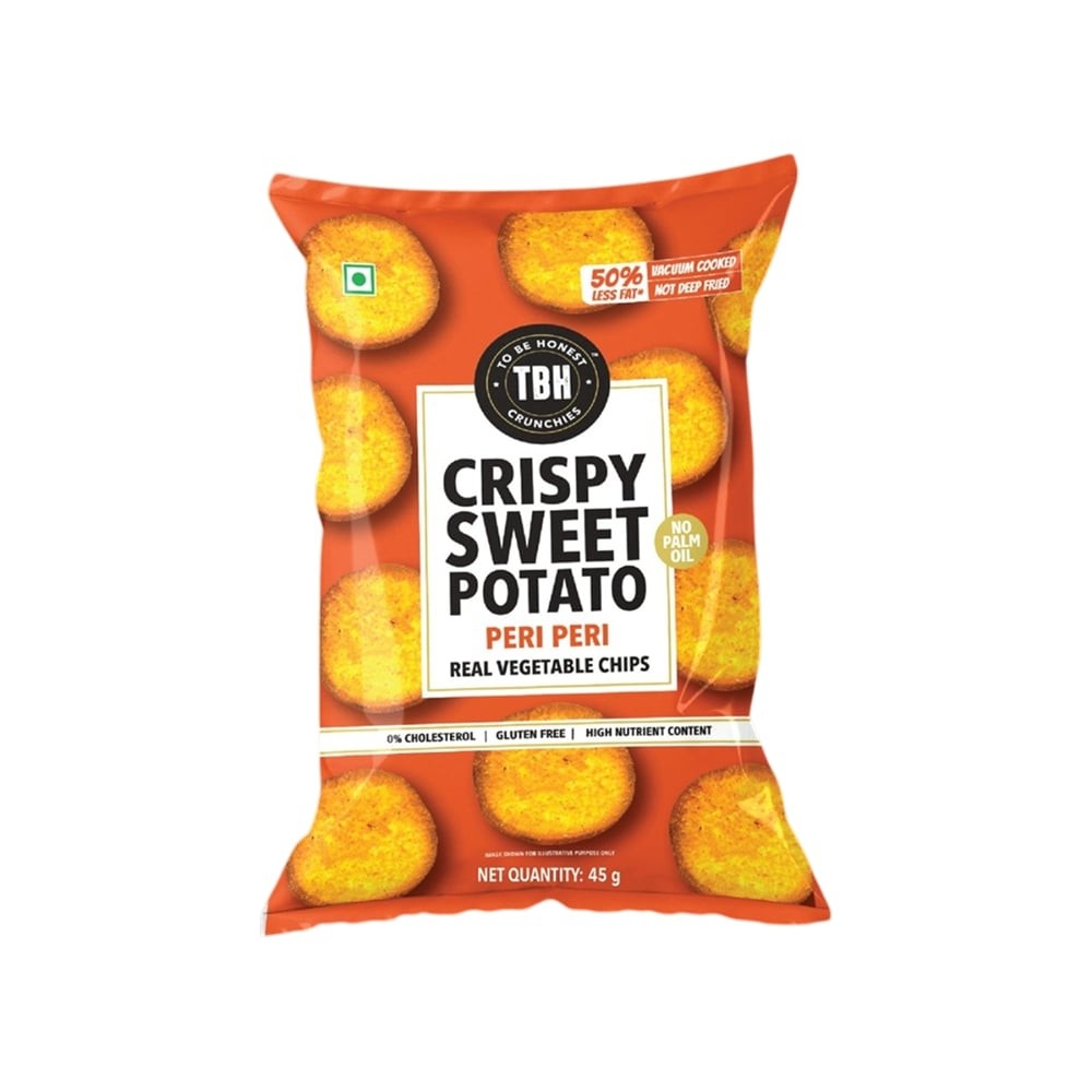 To Be Honest Crispy Sweet Potato Chips (Peri Peri)