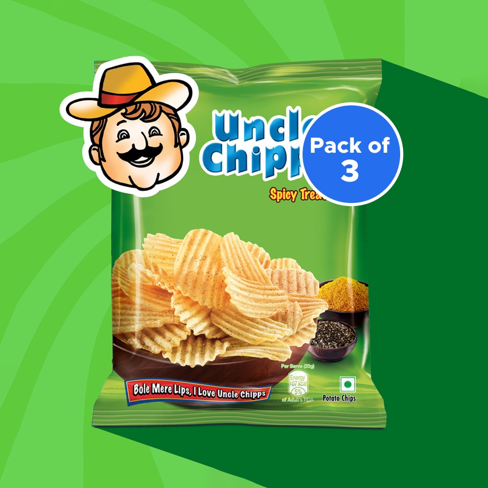Uncle Chipps Spicy Treat Potato Chips