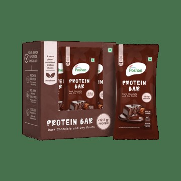 Acme Poshan Dark Chocolate & Dry Fruits Protein Bar
