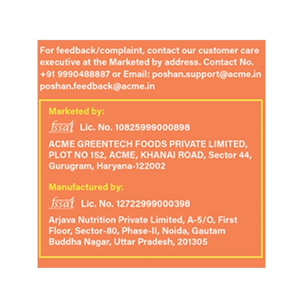 Acme Poshan Protein Bar - White Chocolate and Dry Fruits