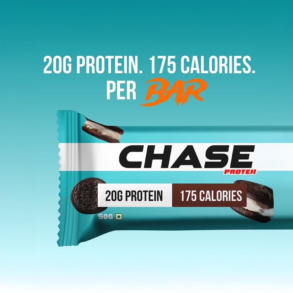 Chase Protein Cookies & Cream Protein Bar
