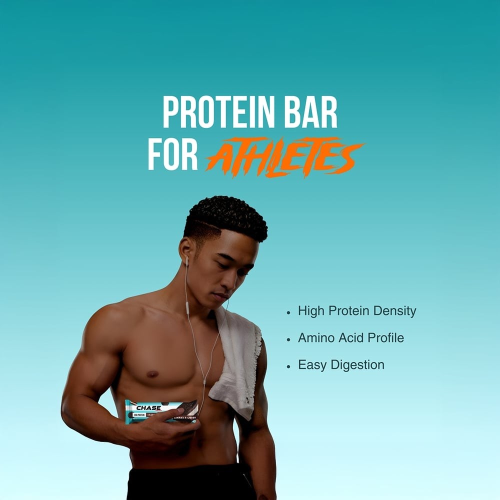 Chase Protein Cookies & Cream Protein Bar