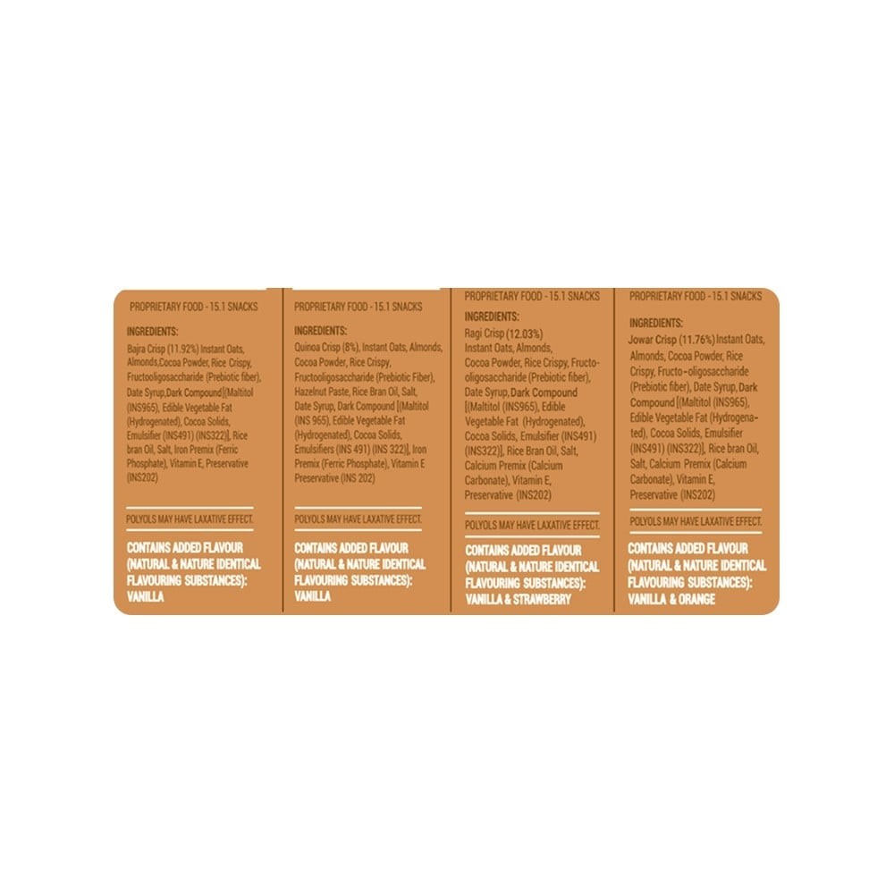 EAT Anytime Assorted Millet Nutrition Bar - Pack of 6
