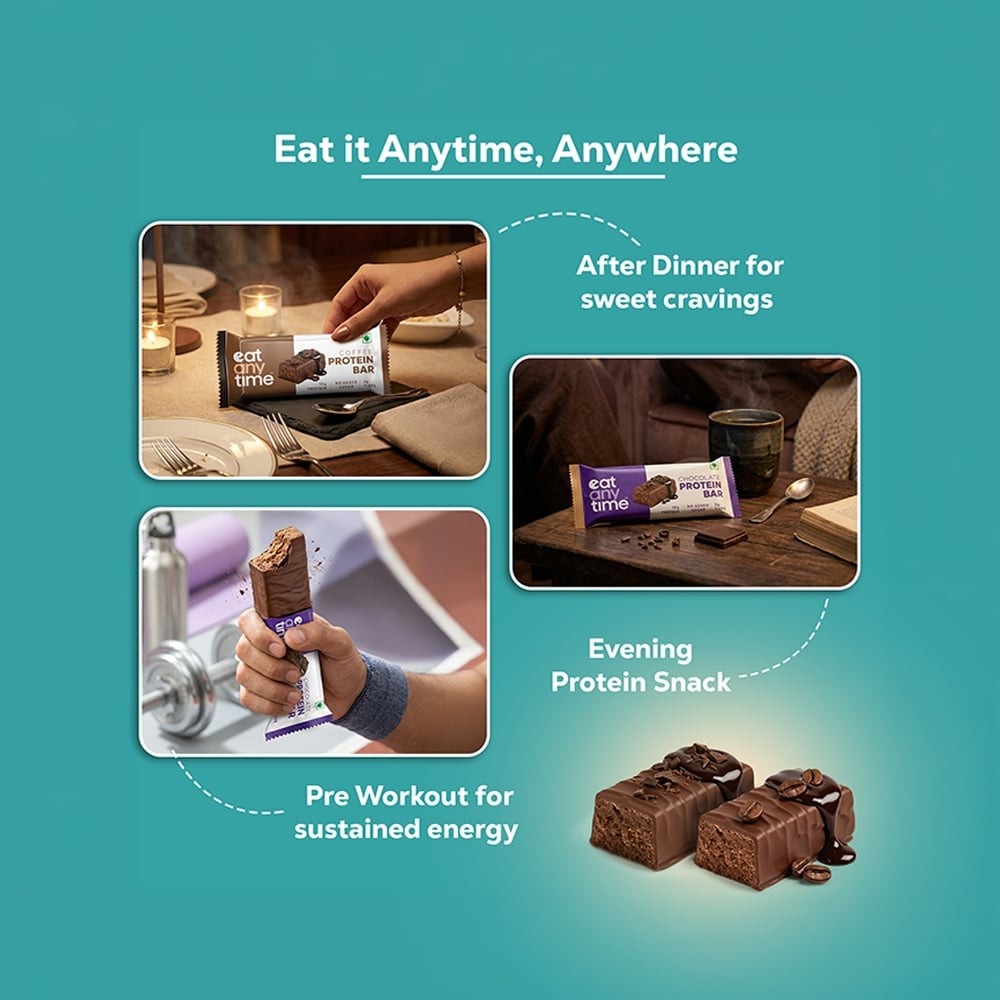 EAT Anytime Coffee & Chocolate Protein Bar Combo