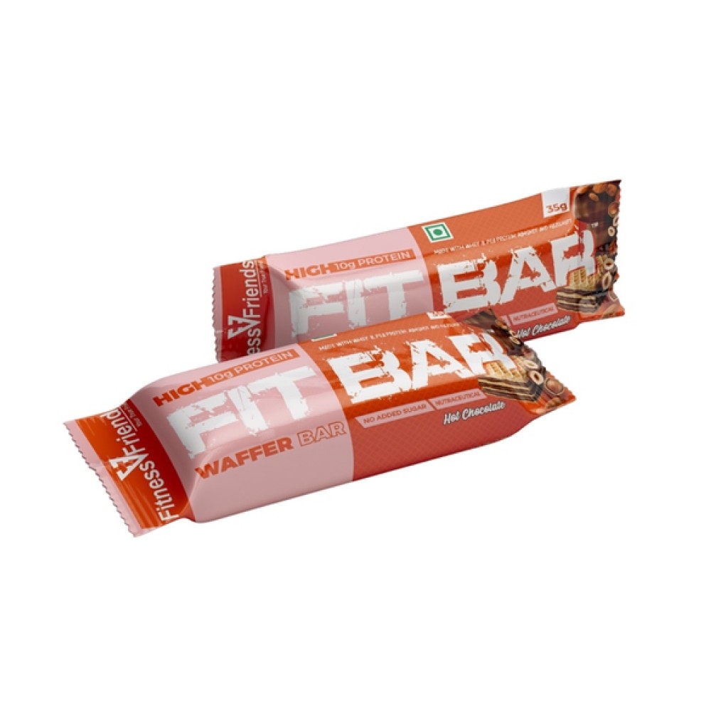 Fitness Friends 10g Protein Wafer Fit Bar (Chocolate)