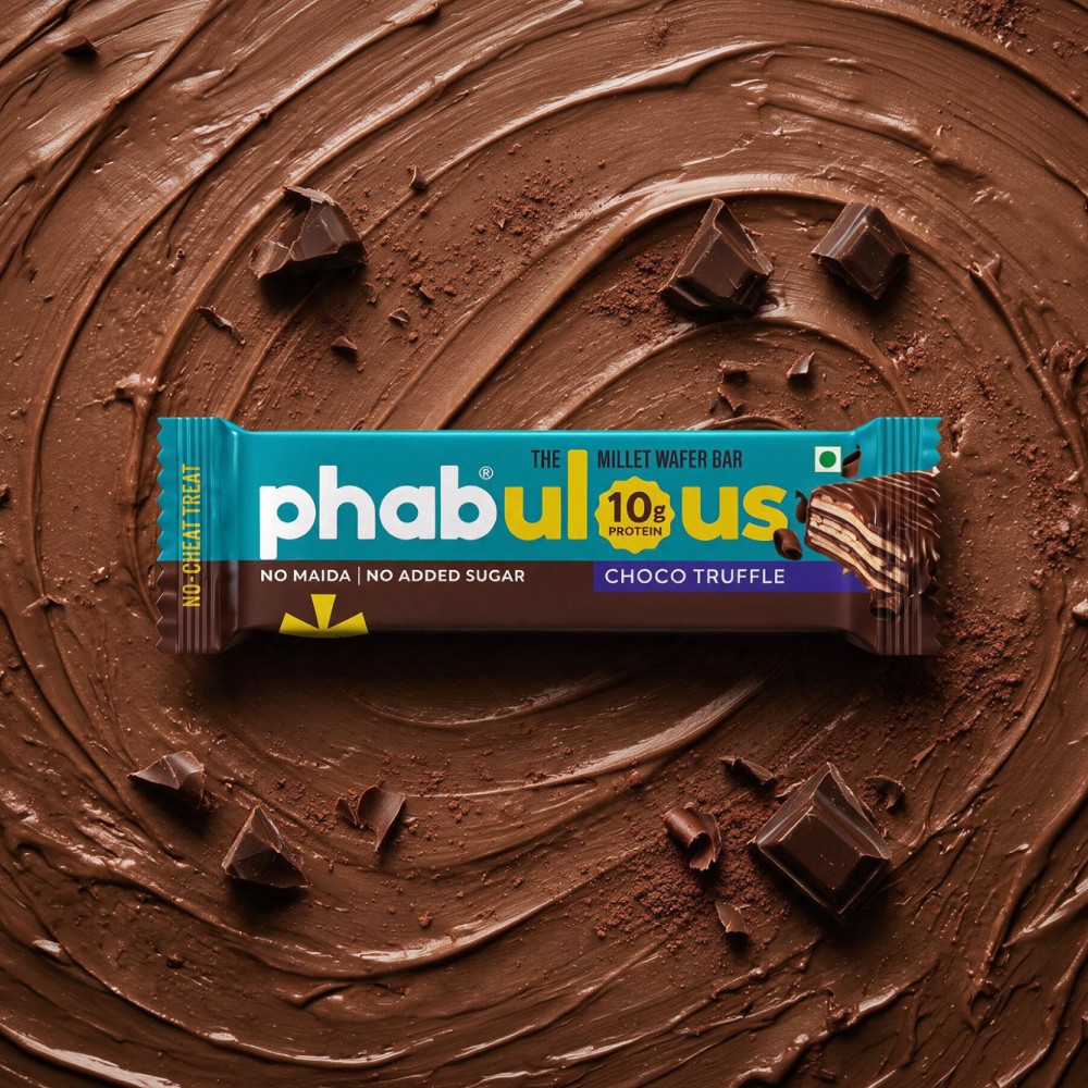 Phab 10g Protein Chocolate Truffle Millet Protein Wafer Bar