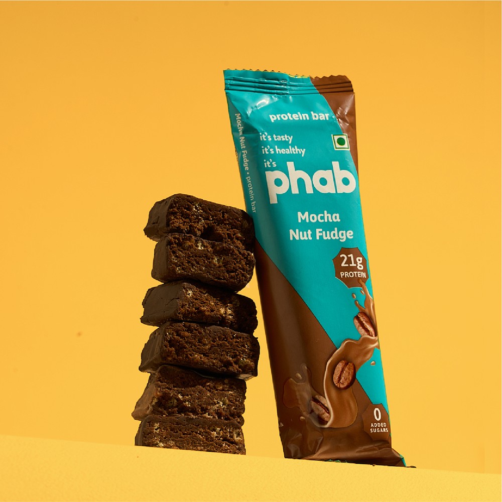 Phab 21g Protein Mocha Nut Fudge Protein Bar