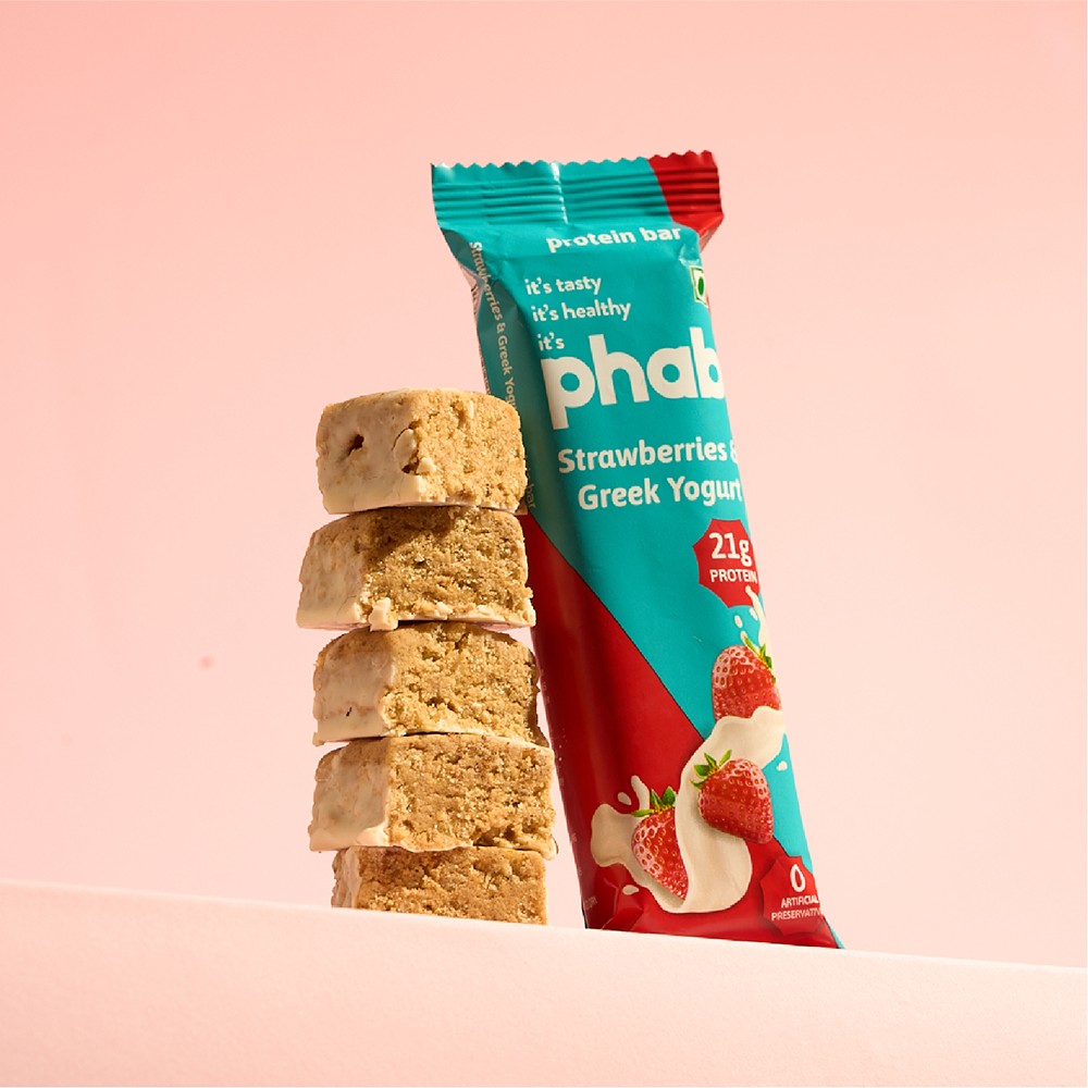 Phab 21g Protein Strawberry and Greek Yogurt Protein Bar