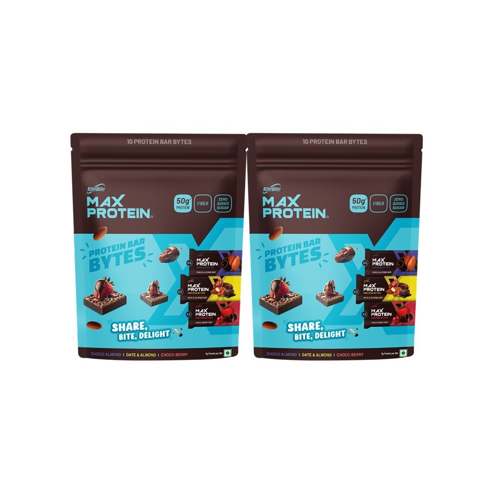 RiteBite Max Protein Assorted 5 g Mini Protein Bar Pack Bytes