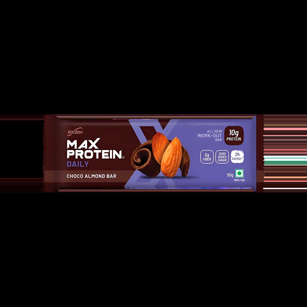 RiteBite Max Protein Daily Choco Almond 10 g Protein Bar