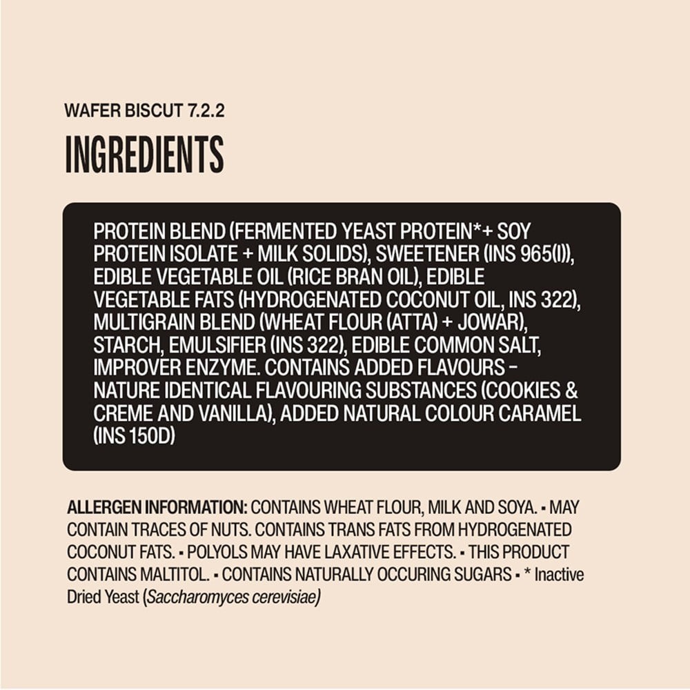 SuperYou Cookies & Cream Mini Protein Wafer Bar