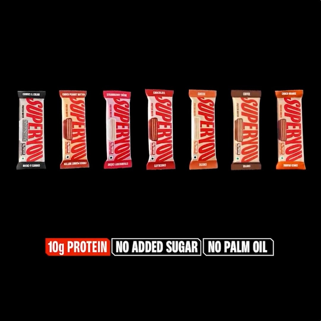 SuperYou Cookies & Cream Wafer Protein Bar