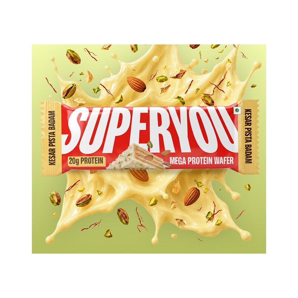 SuperYou Kesar Pista Badam Protein Bar