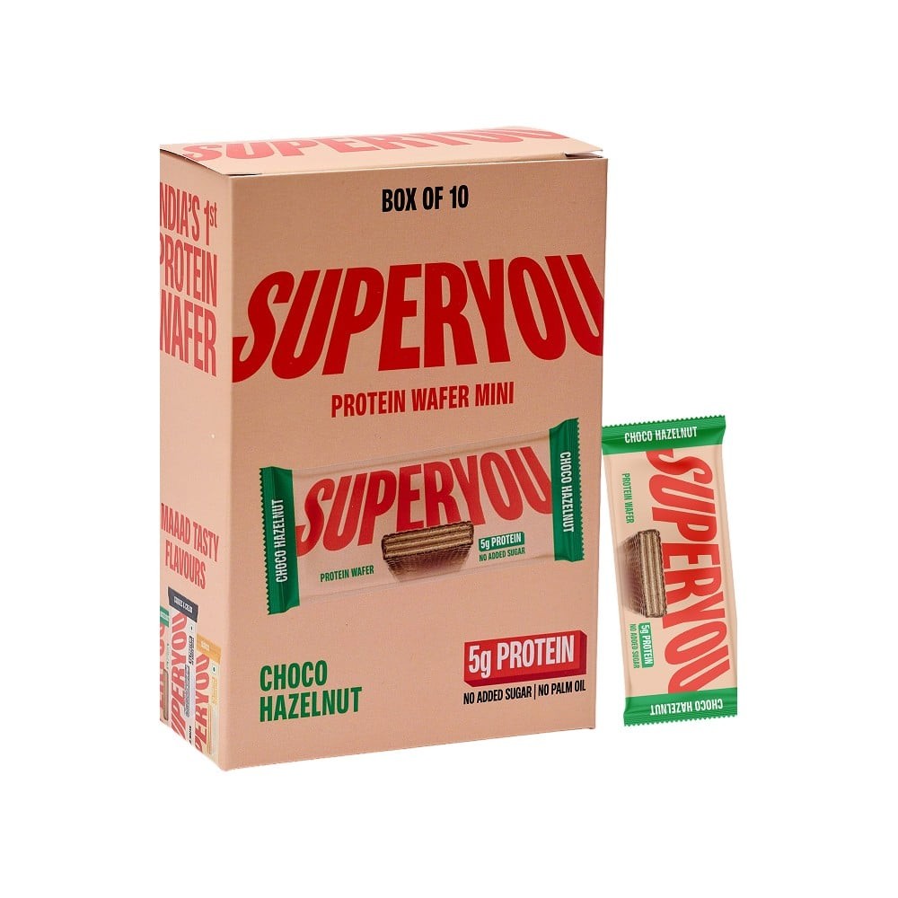 SuperYou Mini Choco Hazelnut Protein Wafer Bar