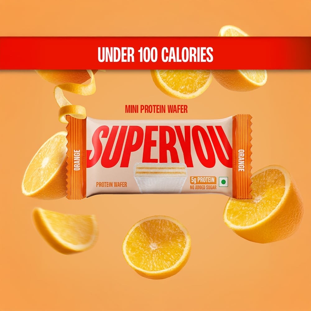 SuperYou Orange Mini Wafer Protein Bar Pack