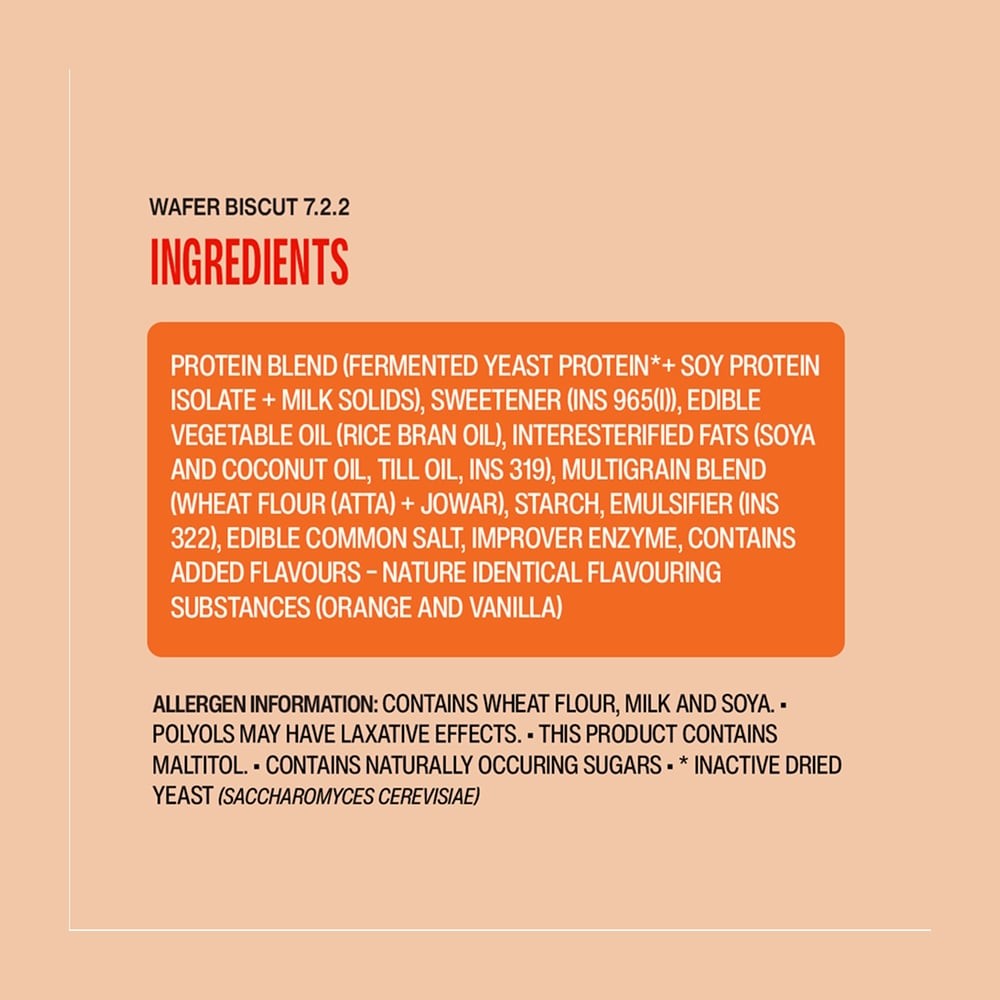 SuperYou Orange Mini Wafer Protein Bar Pack