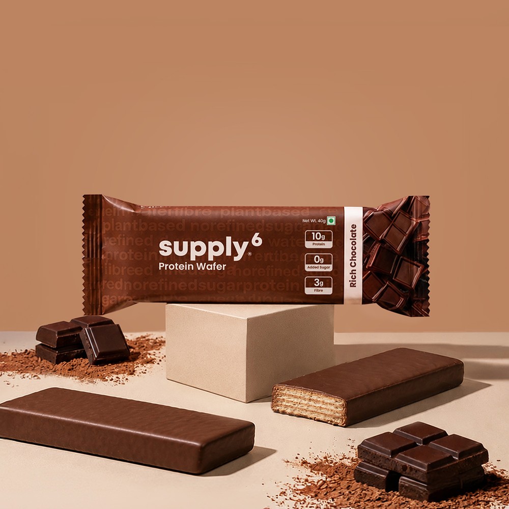 Supply6 Rich Chocolate Protein Wafer Bar