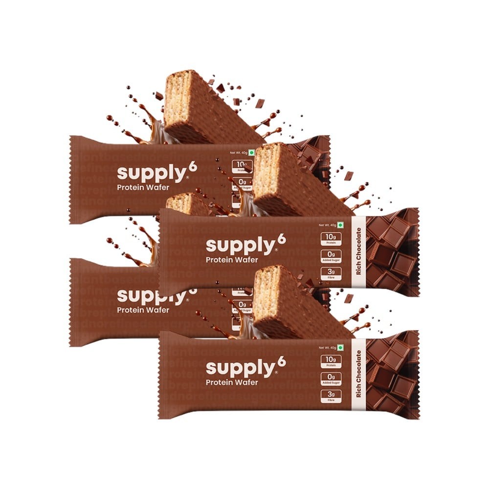 Supply6 Rich Chocolate Wafer Protein Bar
