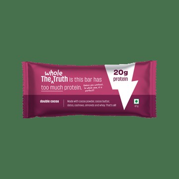 The Whole Truth 20 g Protein Bar - Double Cocoa