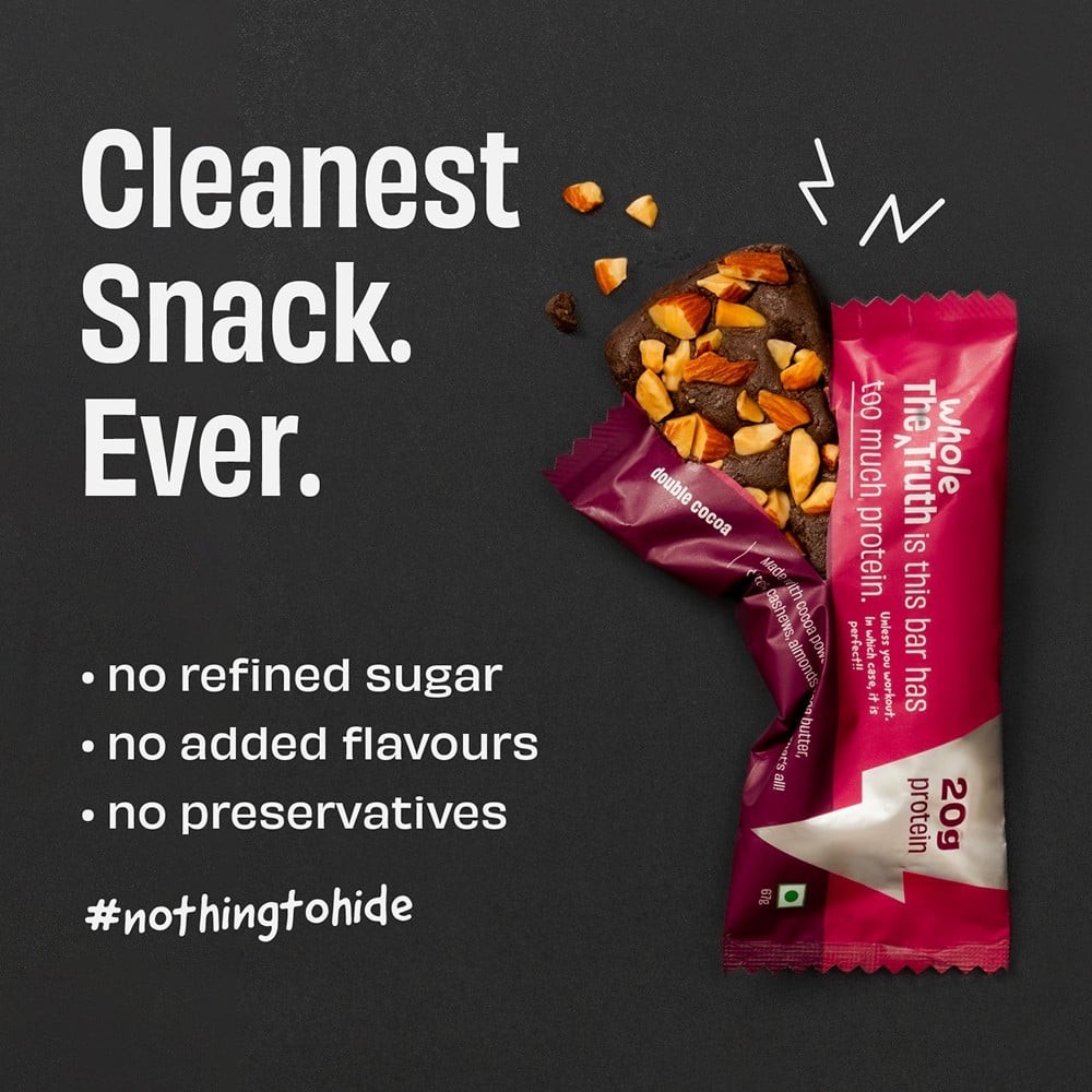 The Whole Truth 20 g Protein Bar - Double Cocoa