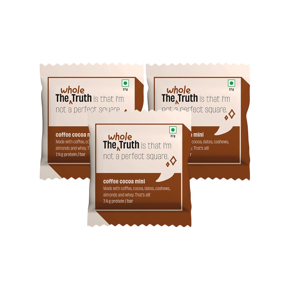 The Whole Truth Coffee Cocoa Mini Protein Bar
