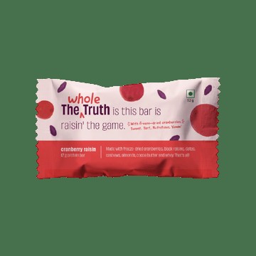The Whole Truth Cranberry Raisin Protein Bar