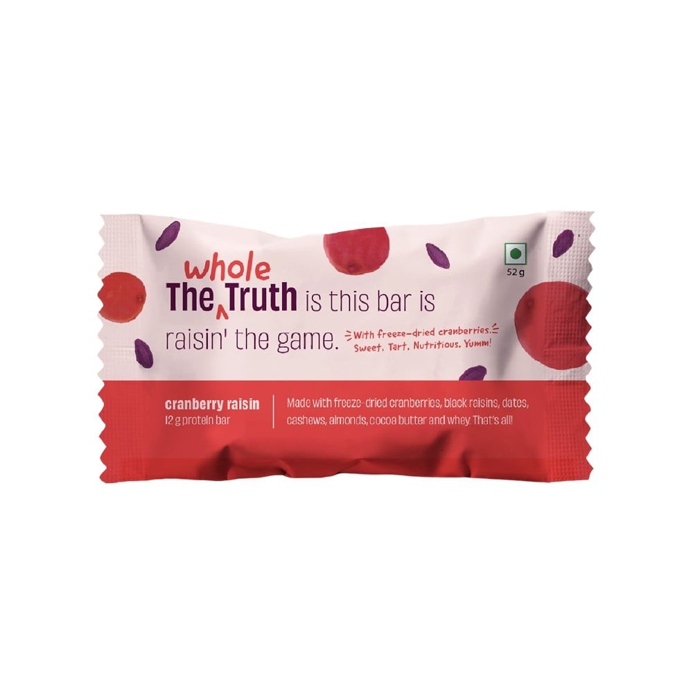 The Whole Truth Cranberry Raisin Protein Bar