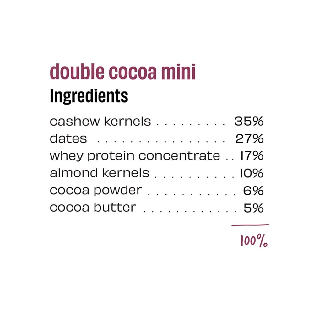 The Whole Truth Double Cocoa Mini Protein Bar