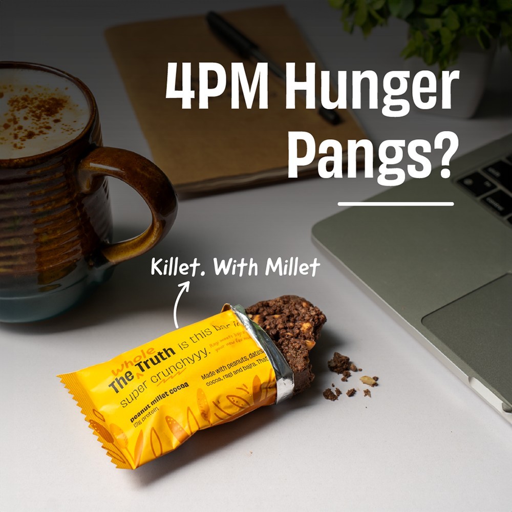 The Whole Truth Peanut Millet Cocoa Protein Bar
